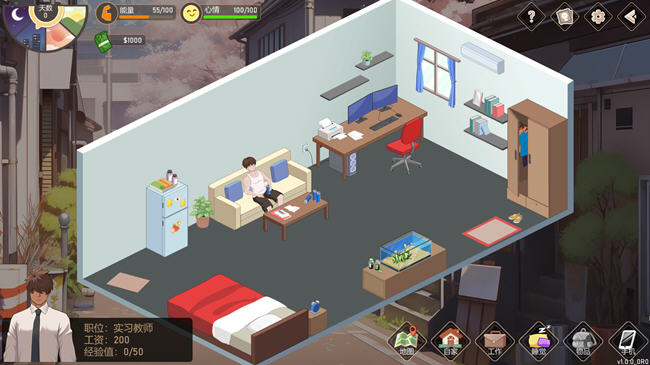 图片[2]-爱与生活幸运老师 ver1.0.0 官方中文步兵版 养成SLG游戏+全CV 1.8G-柠檬ACG