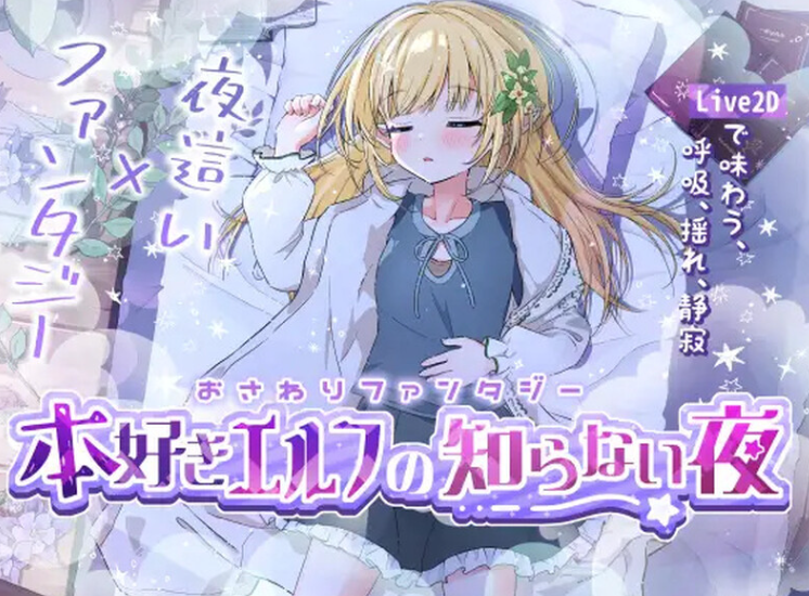 【互动SLG/触摸抚摸/动态/PC/生肉】触摸幻想 喜欢书的精灵的未知之夜 V1.0 DL原版生肉【PC】-柠檬ACG