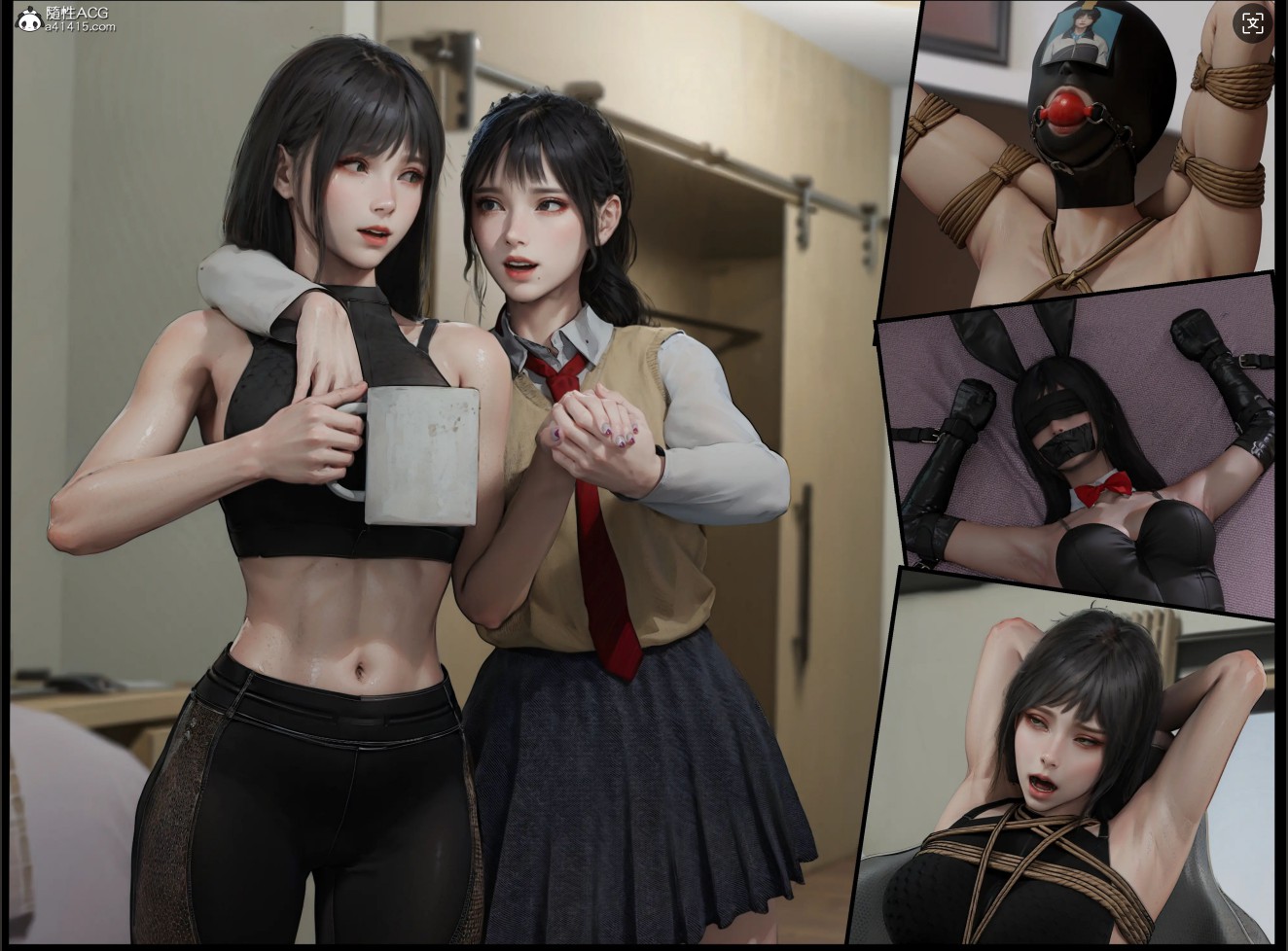 [漫画]束缚TJ姐姐与弟弟1-3 [185P ]-柠檬ACG