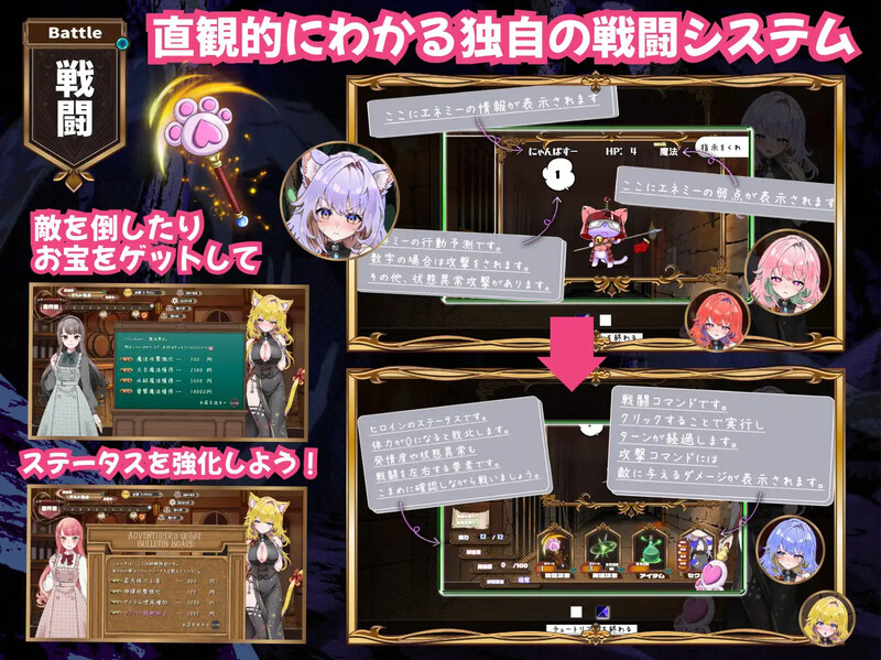 图片[3]-【爆款SLG/爆乳巨乳/PC】发情地下城～和猫耳娘的探索生活～  AI汉化版 [PC]-柠檬ACG